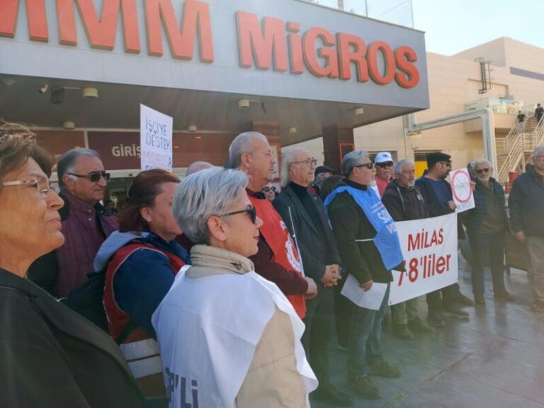 Milas Emek ve Demokrasi Güçleri: “Migros İşçisi yalnız değildir!”