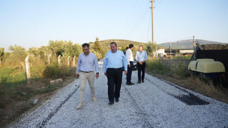 Başkan Topuz, Milas’ta devam eden çalışmaları yerinde inceledi …